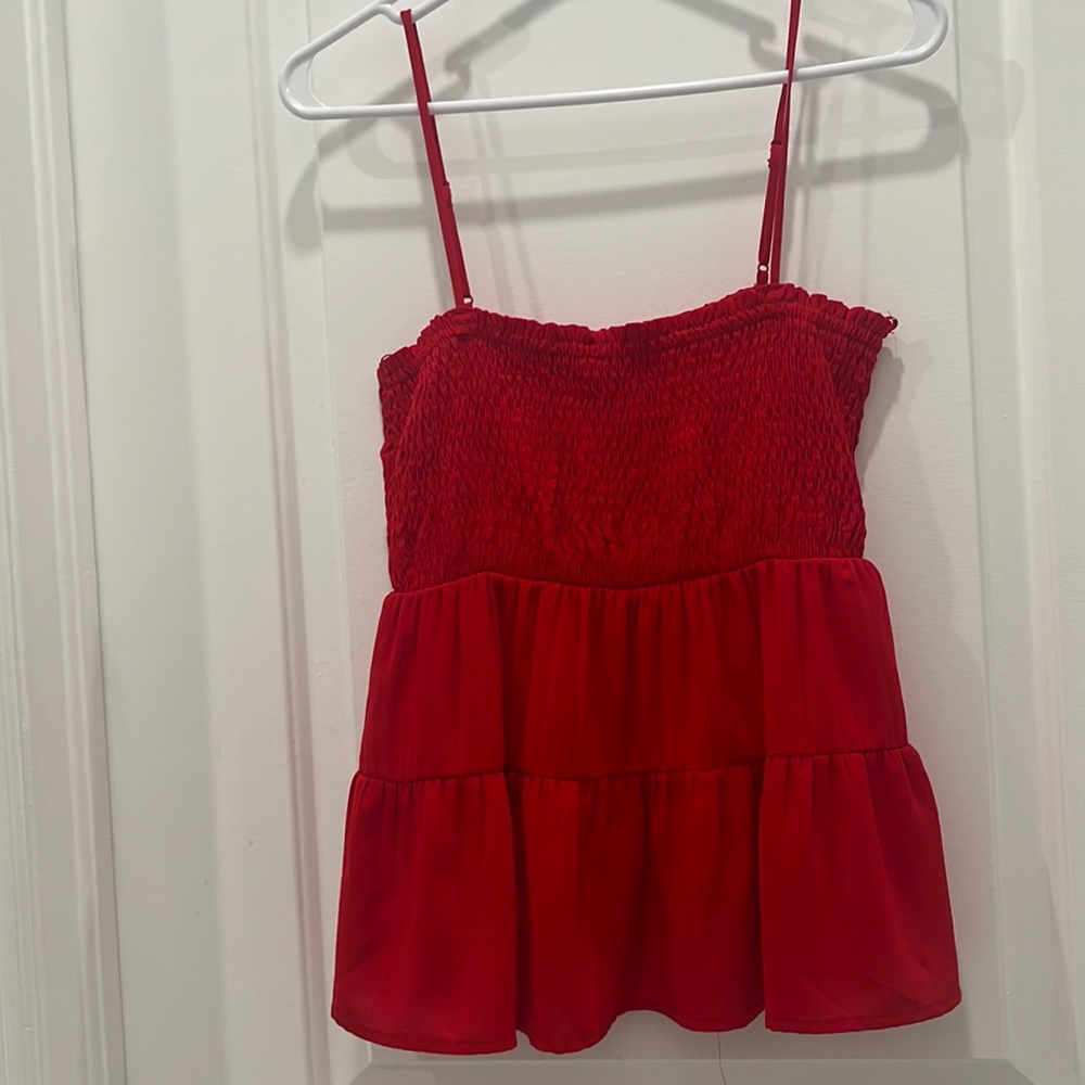 Sexy red top- SIZE M- NWOT